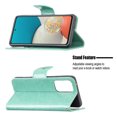 thumbnail image 3 of Allytech Embossed Butterfly Case for Samsung Galaxy A53 5G, PU Leather Card Slots Flip Stand Magnetic Closure Wrist Strap Lanyard Protective Cover for Galaxy A53 5G, Green, 3 of 5