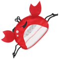 thumbnail image 3 of SHISUYAN Crab Shape Bag Kids Seashell Collecting Bag Picking Up Shells Pouch Mesh Beach Bag, 3 of 8