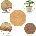 thumbnail image 7 of Bexikou 10 Pcs Tree Protector Mat,Coconut Fibers Mulch Ring,Plant Protector Cover,Soil Cover for Indoor Outdoor Plants,Coco Coir Mulch Tree Protection Weed Mats for Cypress, Landscaping, 7 of 7