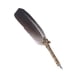 thumbnail image 2 of Pluma Pluma Aleación De Zinc Alta Suavidad Colores Elegantes Pluma Estilo Retro Europeo Para Escribir Dibujo Gris, 2 of 12