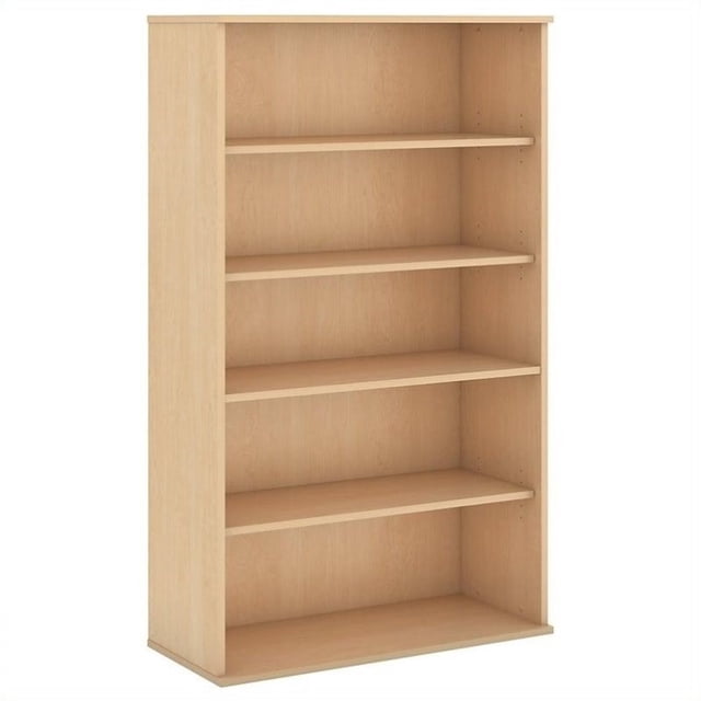 Scranton & Co 66H 5 Shelf Bookcase in Natural Maple
