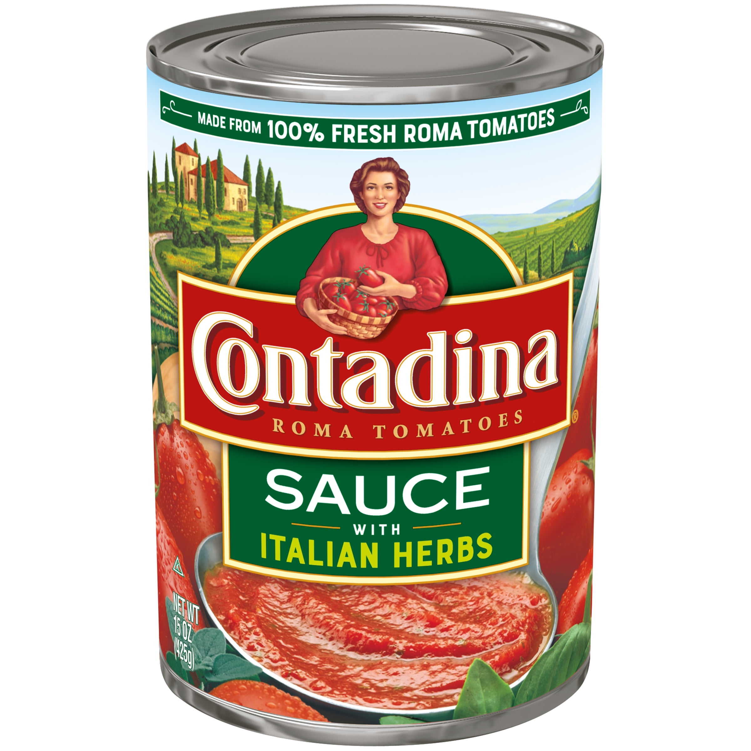 CONTADINA Tomato Sauce With Italian Herbs, 15 oz Can
