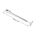thumbnail image 3 of Uxcell 105mm Stainless Steel Micro Scoop Reagent Sample Spoon 2 Pack, 3 of 6