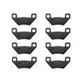 thumbnail image 2 of KMG Front + Rear Brake Pads Compatible with 2006 Polaris 300 Hawkeye 2X4 - Non-Metallic Organic NAO Brake Pads Set, 2 of 4