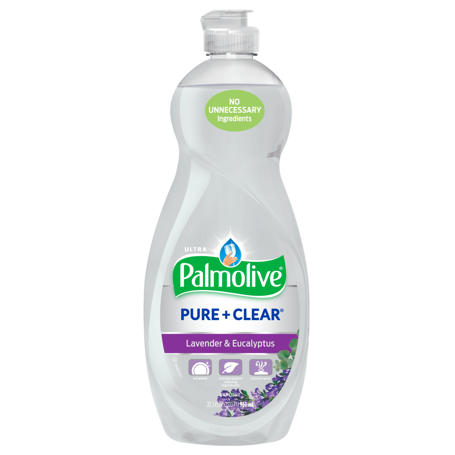 Palmolive Ultra Dish Liquid, Pure and Clear, Lavender and Eucalyptus