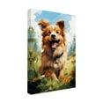 thumbnail image 4 of Canvas Wall Art - Momart 'Happy Puppy 4' Wall Art for Living Room, Bedroom, or Office Décor by Trademark Fine Art - 12 x 19 Inches, 4 of 4