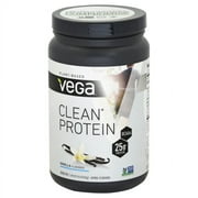 Vega Clean Protein Powder Vanilla (15 Servings, 18.3oz) - BCAAs, Vegan, Non Dairy, Gluten Free, Non GMO