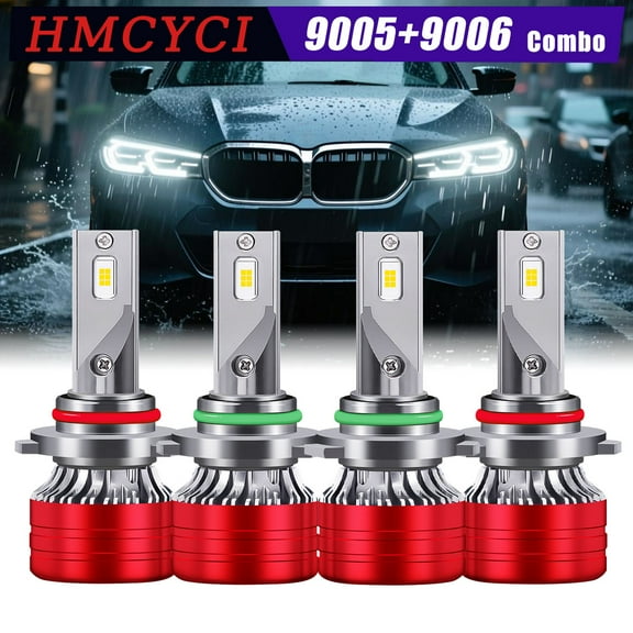 For Honda Civic 2004-2013 2014 2015 Sedan LED Headlight Kit High Low Beam Bulbs