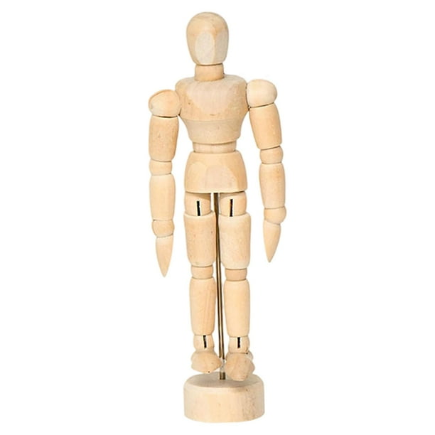 Artistas Maniquí de madera Animador Dibujo Modelo Ilustradores Maniquí articulado 135 cm x 4 cm