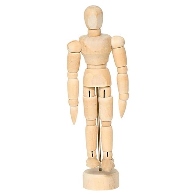Artistas Maniquí de madera Animador Dibujo Modelo Ilustradores Maniquí articulado 135 cm x 4 cm