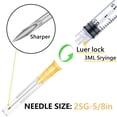 thumbnail image 2 of Utensilios de laboratorio Sirulken, 3 ml, 25 g, 1,6 cm, esterilizados, paquete de 50, 2 of 5