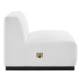 thumbnail image 3 of Modular Sofa Chair, White Black, Fabric, French Living Lounge Cafe Lobby Hospitality Restaurant, Modern Contemporary HB33745, 3 of 7