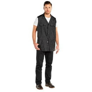 Scalpmaster Nylon Utility Vest Button Black