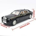 thumbnail image 3 of 1:24 scale Rolls-Royce Phantom die-cast car model with opening doors, lights, sound and spring-back function. Boys' toy car, children's birthday gift., 3 of 7