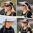 thumbnail image 5 of Sun Hat for Men Women with Neck Flap,UPF 50+ UV Protective Hiking Fishing Hats,Wide Brim Sun Hat for Women&Men, 5 of 5