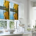 thumbnail image 2 of LALILO Kitchen Curtains and Valances Set of 3 36" Lake Window Treatment Tiers for Window Decor, 2 of 5