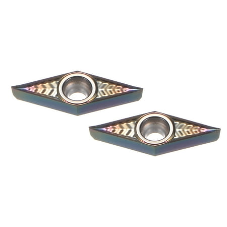 

Uxcell Carbide Turning Inserts VCGT110302-AK CNC Lathe Indexable for SVJB Series Holder 2packs
