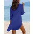 thumbnail image 3 of Oudiya Beach Cover Ups for Women Bikini Shirt Swimsuit Coverup Beach Dress Shirt, S-3XL, 3 of 3