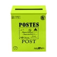 thumbnail image 1 of mnjin vintage mailbox iron mailbox hanging wall suggestion box mailbox home decoration shooting props wall wall decoration d, 1 of 4