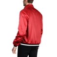 thumbnail image 2 of Hat and Beyond Mens Premium Casual Fit Satin Bomber Jacket with Button Up Light Soft, 2 of 6