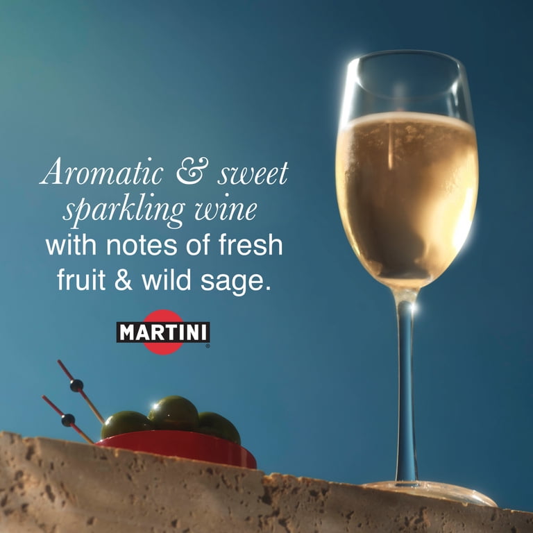 Martini & Rossi Asti Sparkling Wine Italy, 750 ml Bottle, 7.5% ABV