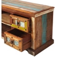 thumbnail image 3 of Beaumont Lane Boho Chic Painted Rustic Entertainment Console in Brown, 3 of 5