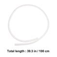 thumbnail image 2 of AURARMLET White Silicone Rubber Cable Protection Sleeve Wire Protector Hose Pipe 2pcs, 2 of 6