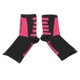 thumbnail image 2 of Calcetines deportivos muy transpirables, elásticos, cómodos, con mangas de compresión para pies para hacer ejercicio físico, correr, en color negro y rosa, 2 of 10