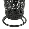 thumbnail image 5 of DecMode Black Geometric Metal Cone Shaped Umbrella Stand with Circular Ring Base, 5 of 9