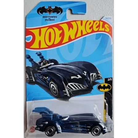 Hot Wheels Batman and Robin Batmobile Blue 2/5 54/250