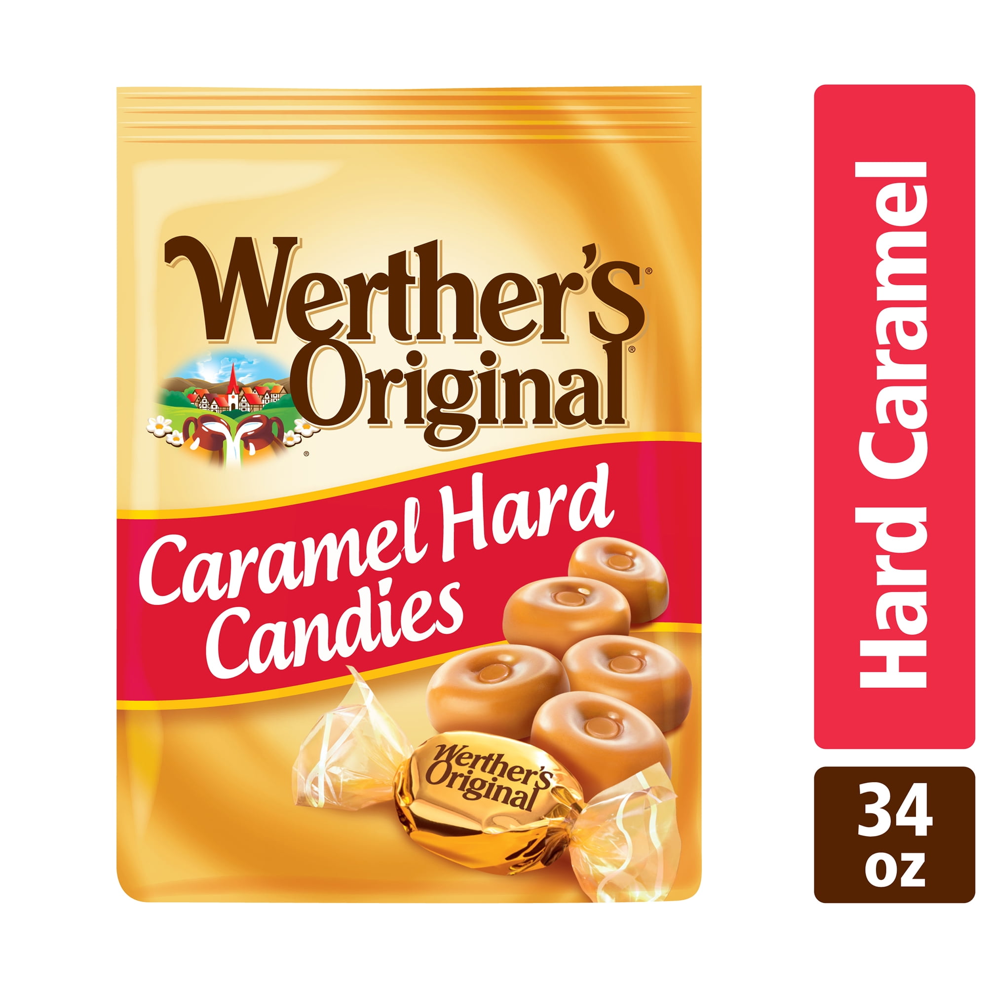 Werthers Original Hard Caramel Candy 34 Oz 