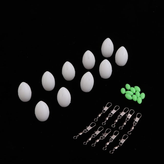 10 Piezas Flotador De Hundimiento Resistentes Flotadores De Truchas Aparejos ABS Multicolor Señuelo De De blanco DYNWAVEMX Flotadores flotantes de Bombarda