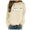 Beige [Halloween Sweatshirts for Women][WenDA26070806], variant on Halloween Sweatshirt for Women Trendy 2026 Skeleton Printed Long Sleeve Fall Sweaters for Women Fall Outfits Oversized Tops Womens Clothes Khaki, M