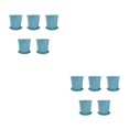 thumbnail image 4 of kurtrusly 5pcs Orchid Pot With Holes Designed For Maximum Air And Water Flow Can Furniture And Floors Clean Blue 2Set, 4 of 6