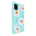 thumbnail image 1 of Funda de Diseño Doble Capa con Vidrio 9D para Samsung Galaxy A31 Margaritas con fondo menta Selicell Funda de diseño doble capa, 1 of 2
