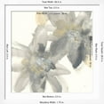 thumbnail image 5 of Art.com Gray and Silver Flowers II Art Print by Chris Paschke, White Frame Wall Art, 38" x 38", 5 of 5