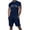 Dark Blue, variant on Short Sets for Men New York Graphic Crewneck T Shirt and Shorts 2 Piece Matching Set Mens Summer Outfits