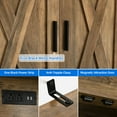 thumbnail image 5 of Dextrus 67" Farmhouse Pantry Storage Cabinet with Power Outlet ,Large Kitchen Pantry Buffet with Adjustable Shelves， Freestanding Hutch Cabinet with Doors & Microwave Shelf, Coffee Bar, Cupboard, 5 of 12