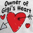 thumbnail image 3 of CafePress - OWNER OF GIGI's HEART Women's Long Sleeve T Shirt - Women's Long Sleeve Graphic Casual T-Shirt, 3 of 4