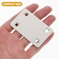 thumbnail image 5 of CATIEBYE Stainless Steel Flat Brackets for Furniture, Metal Plates , Heavy Duty Support Hardware, 5 of 8