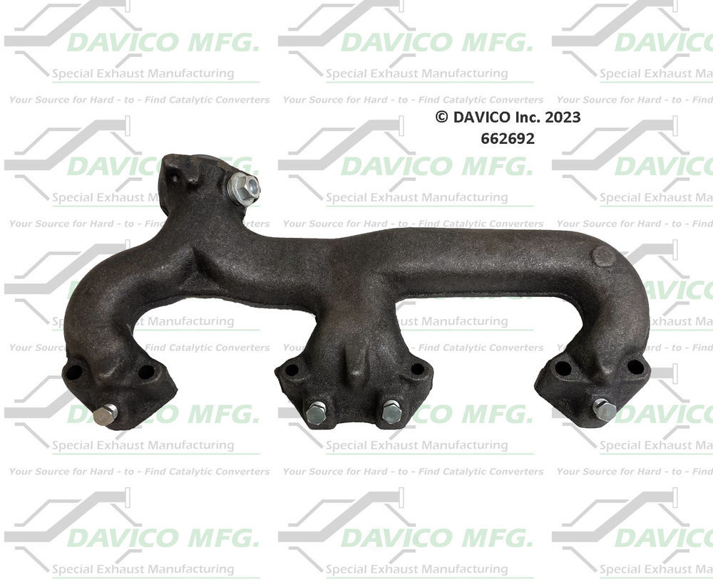 Davico Mfg 662692 Stand alone Exact-Fit exhaust manifold