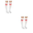 thumbnail image 4 of Qarigey 1 par de calcetines de fútbol Hasta la rodilla Calcetín de fútbol de verano Mantener caliente Clima frío Protección del tobillo Deportes Type2 NO2 Qarigey CBP215305, 4 of 5
