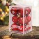 thumbnail image 4 of Juego de bolas decorativas de Navidad de 12 Uds., adornos de bolas colgantes de árbol (rojo) Likrtyny Oficina Multiescena Multifunción, 4 of 5