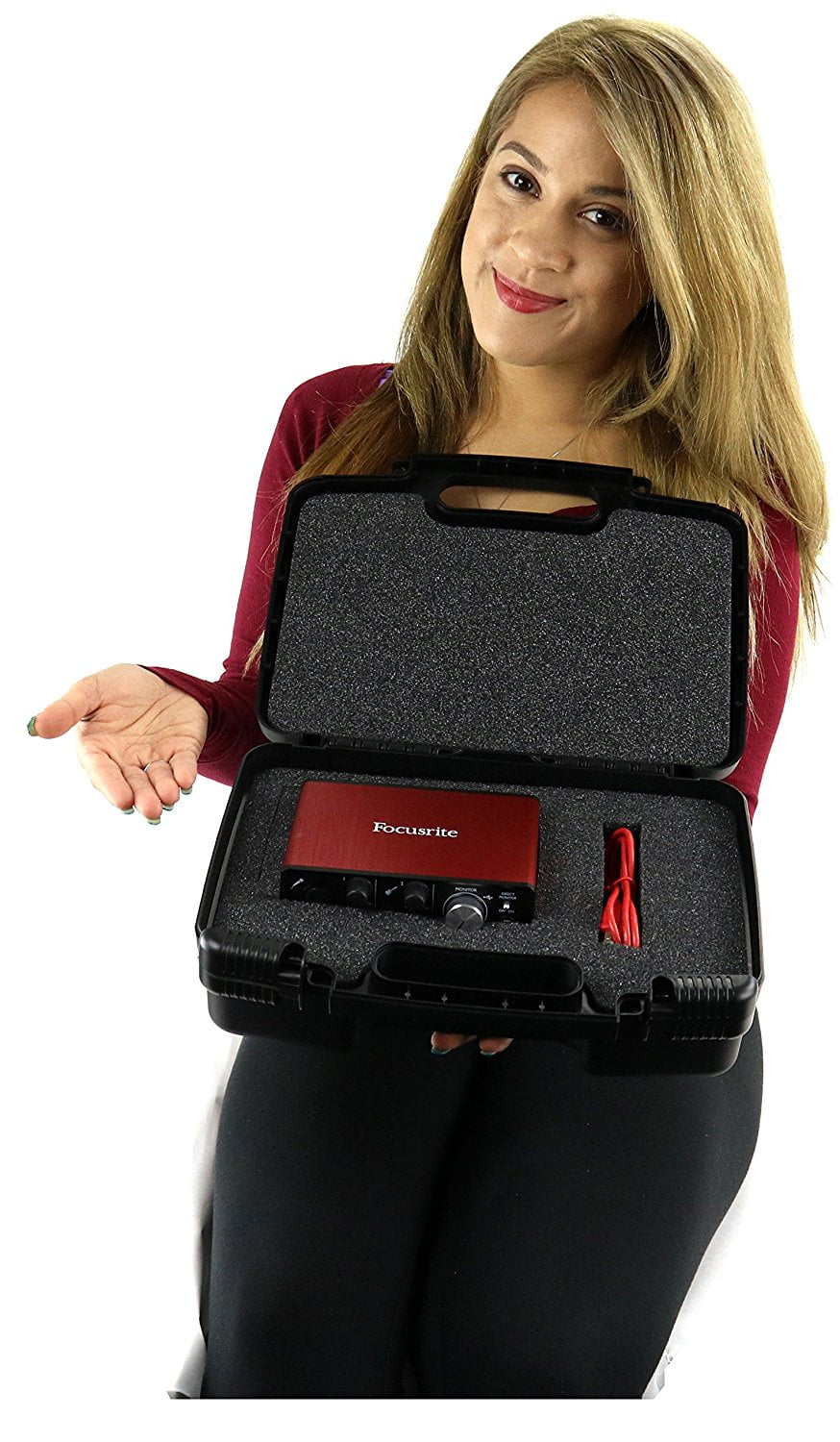 9/" Carry Case Fits Focusrite Scarlett 6i6 2nd Gen USB Audio Interface