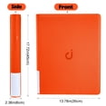 thumbnail image 2 of Classeur Porte-Cartes Semi-Rigide - Économiseur de Cartes 1 Classeur pour Porte-Cartes Semi-Rigides, Album Porte-Cartes Semi-Rigide Convient à 360 Cartesï1⁄4Modèle aï1⁄4Classic Orangeï1⁄4, 2 of 8