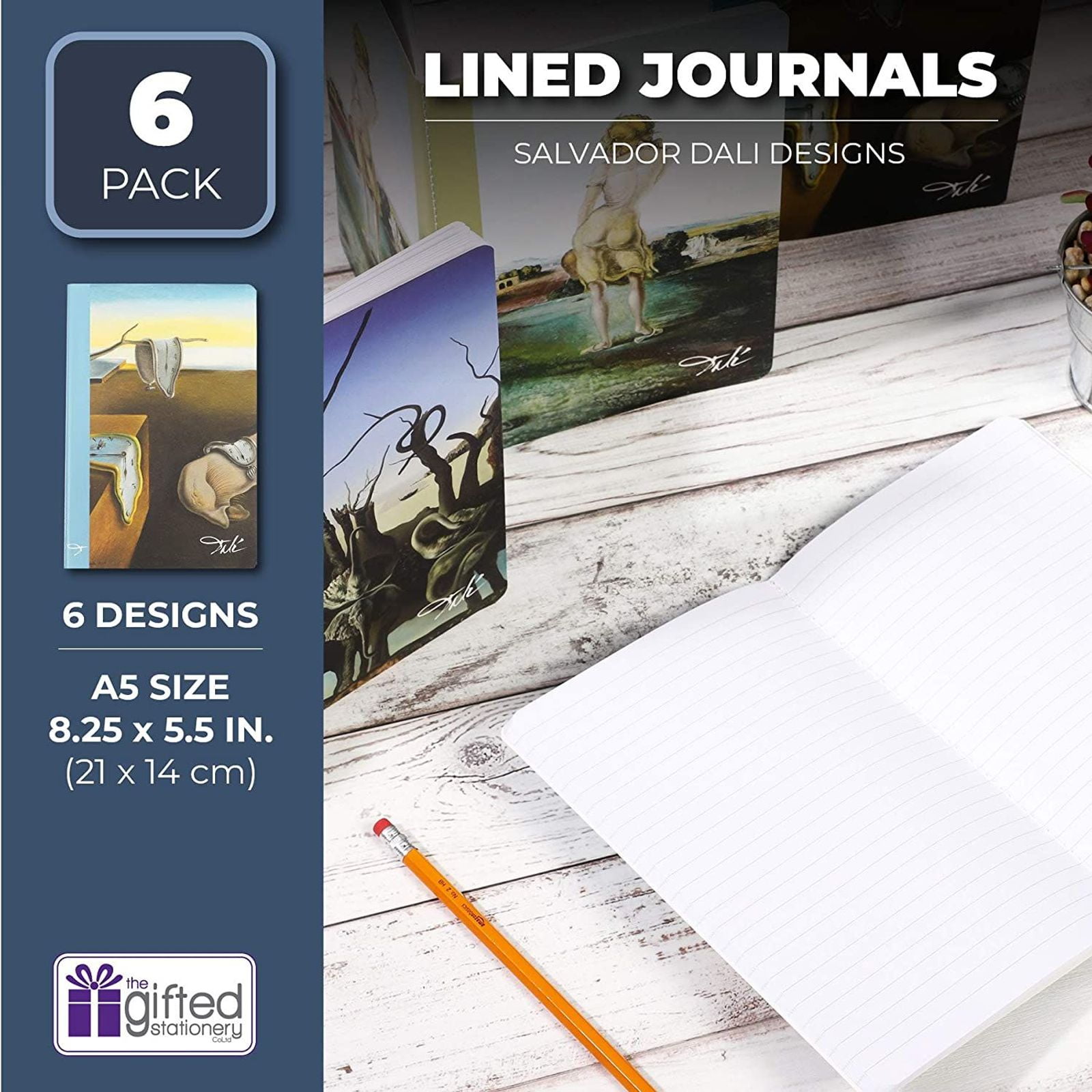 Dali 6-Pack A5 Soft Cover Notebook Dali 6-Pack A5 Soft Cover Notebook