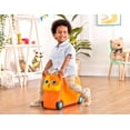 thumbnail image 5 of B. toys â Ride-On Toy â Ride-On Cat Suitcase â Kids Luggage â Storage Space for Travel â 2 Years + â Gogo Ride-On - Lolo, 5 of 5