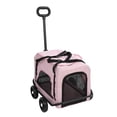 thumbnail image 1 of Transportín Con Ruedas Para Perros Pequeños Y Gatos, Transportín Compacto Y Plegable Con Asa Telescópica, Cojín Desmontable Y Lavable, Ideal Para Acampadas Y Viajes, 1 of 7