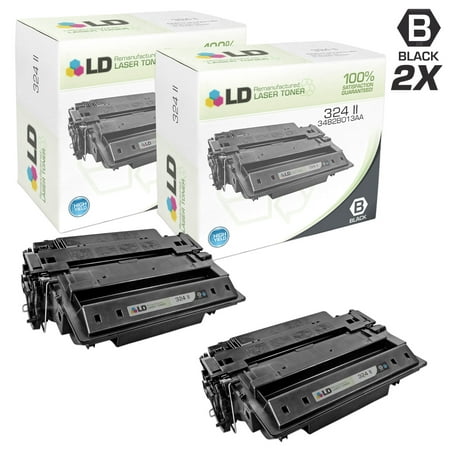 LD © Remanufactured Canon 3482B013AA / 324 II Set of 2 High Yield Black Laser Toner Cartridges for Canon ImageClass