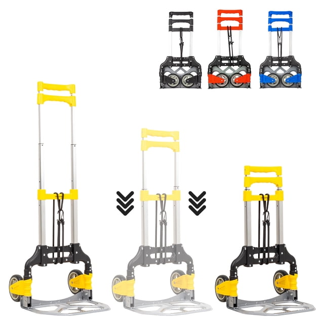 Diablito Portátil De Carga Carrito Plegable Acero 100kg